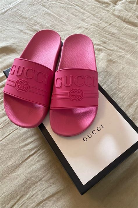 pink gucci belt men|hot pink gucci slides.